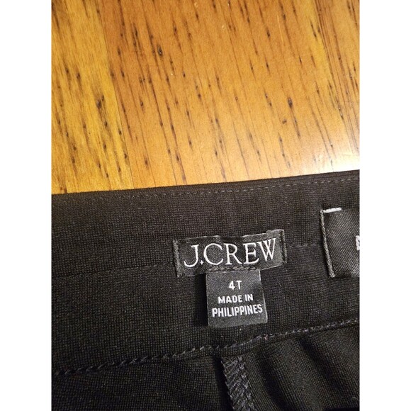 J.Crew Womens Skinny Trouser Pant Italian Ponte 4T Black HighRise Mario Bellucci - Picture 8 of 12